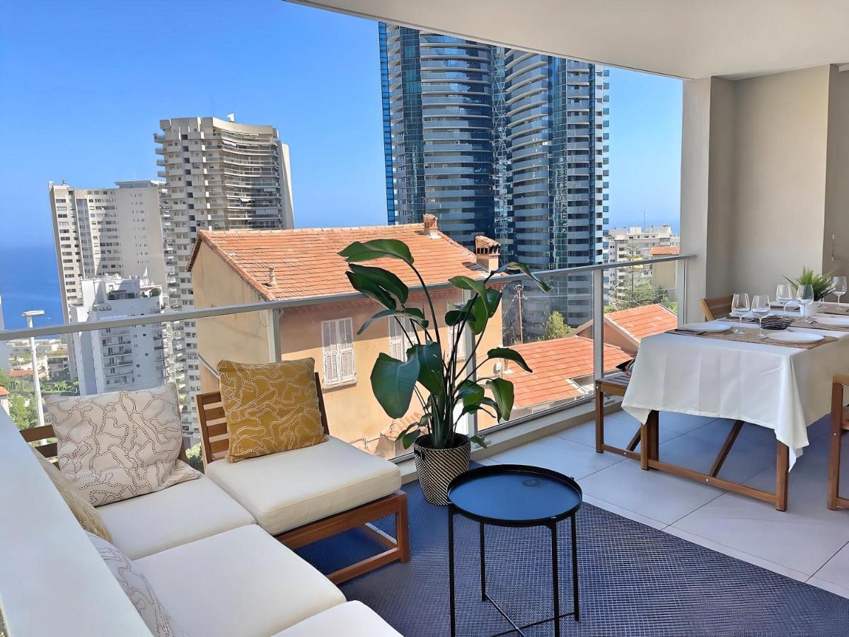 Appartement Neuf, Monaco Avec Vue Mer Beausoleil Exterior foto